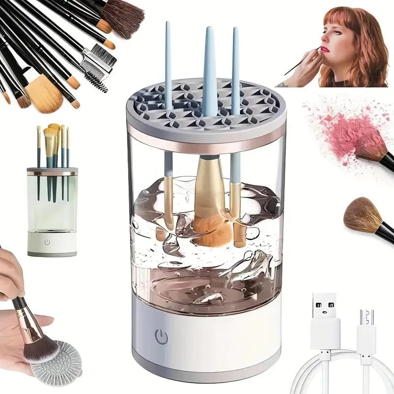 Limpiadora Eléctrica de Brochas de Maquillaje
