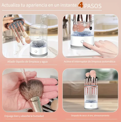 Limpiadora Eléctrica de Brochas de Maquillaje