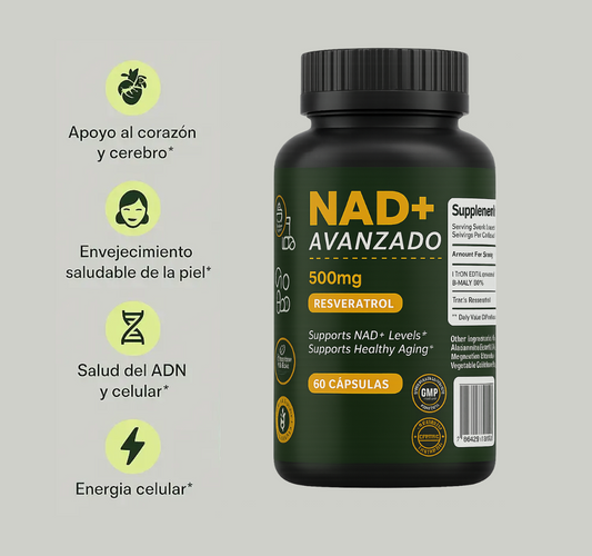 Ahora en una nueva presentación tu NAD+ Advanced con Resveratrol